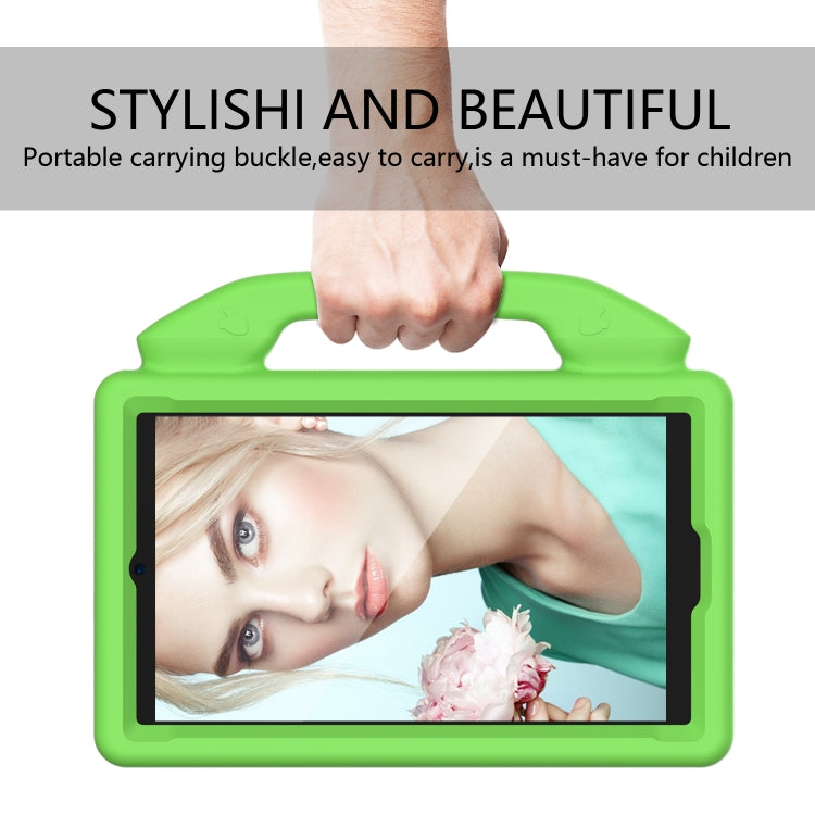 For Samsung Galaxy Tab A 8.0 2019 / T290 Thumb Bracket EVA Shockproof Tablet Case(Green) - Other Galaxy Tab PC by PMC TechLife | Online Shopping South Africa | PMC TechLife | Buy Now Pay Later Mobicred