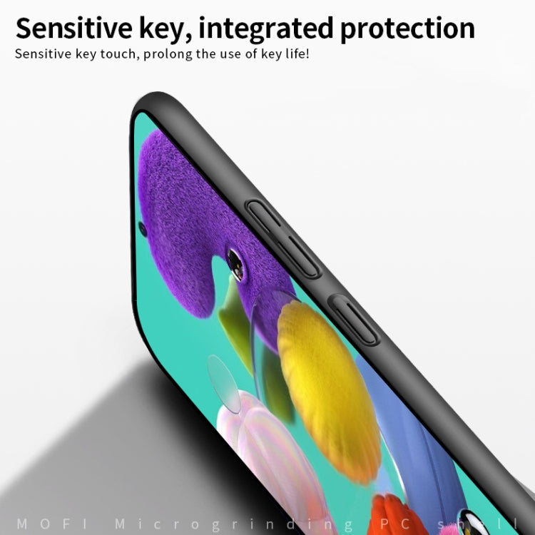 For Galaxy A51 MOFI Frosted PC Ultra-thin Hard Case(Gold) - Galaxy Phone Cases by MOFI | Online Shopping South Africa | PMC TechLife | Buy Now Pay Later Mobicred