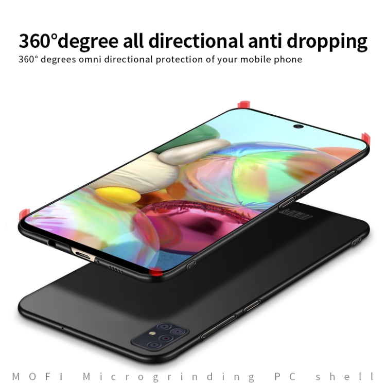 For Galaxy A71 MOFI Frosted PC Ultra-thin Hard Case(Black) - free shipping - PMC TechLife - Order now!