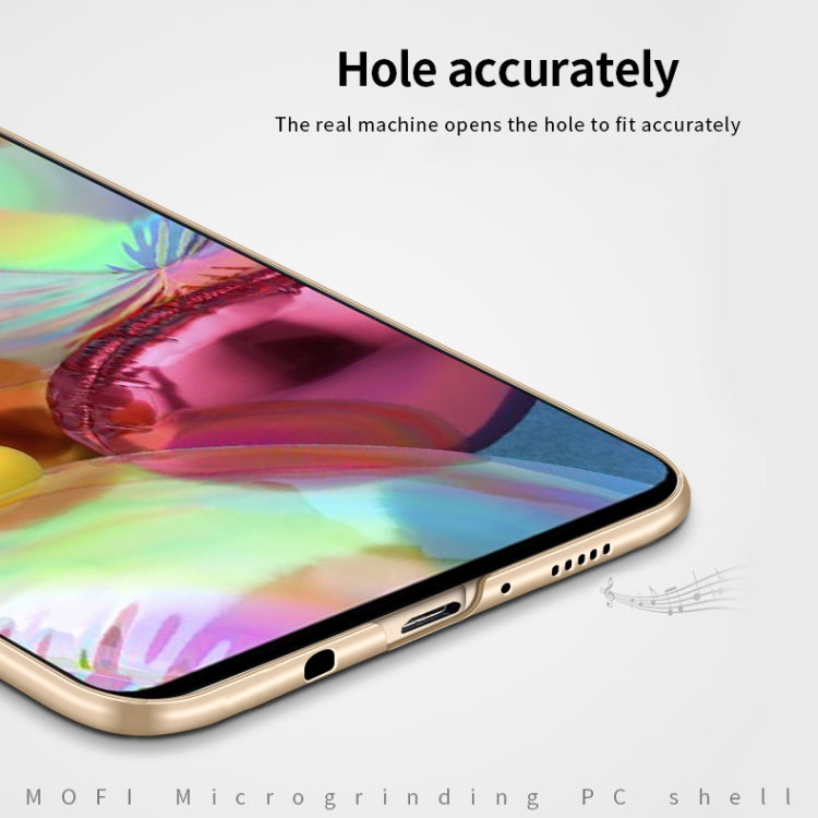 For Galaxy A71 MOFI Frosted PC Ultra-thin Hard Case(Gold) - Galaxy Phone Cases by MOFI | Online Shopping South Africa | PMC TechLife