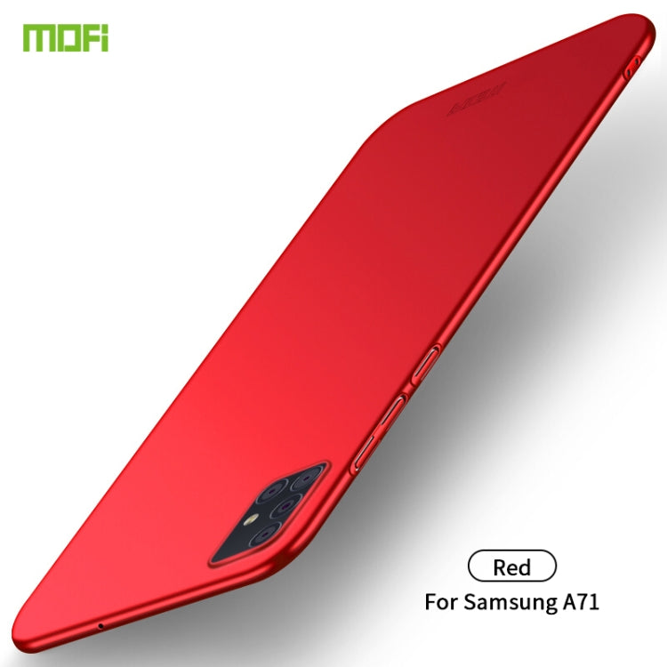 For Galaxy A71 MOFI Frosted PC Ultra-thin Hard Case(Red) - free shipping - PMC TechLife - Order now!
