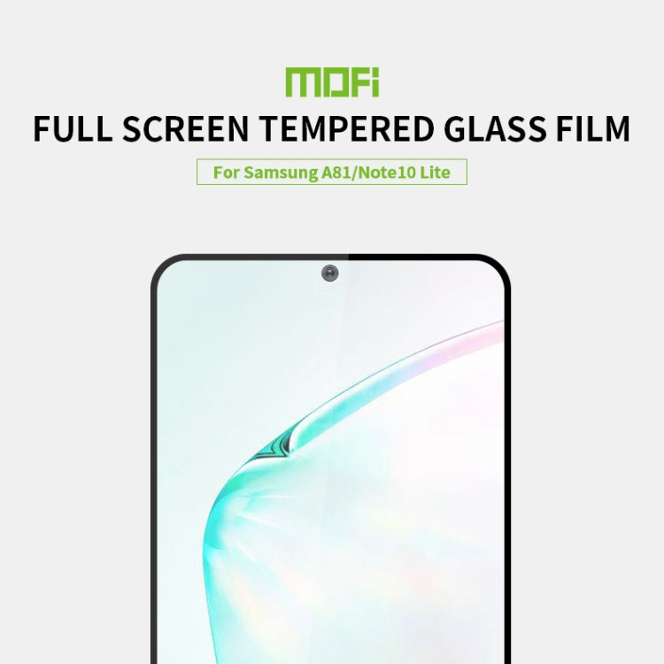 For Galaxy A81 / Note 10 Lite MOFI 9H 2.5D Full Screen Tempered Glass Film(Black) - free shipping - PMC TechLife - Order now!