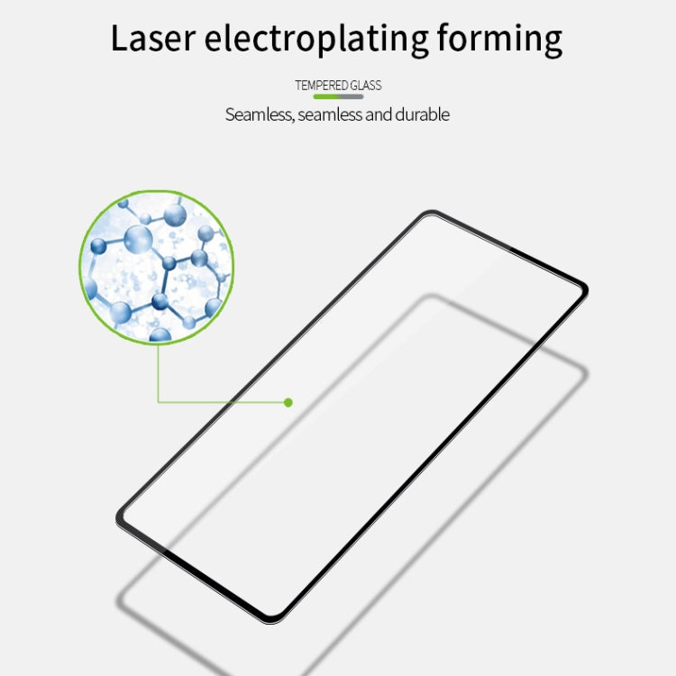 For Galaxy A91 / S10 Lite MOFI 9H 2.5D Full Screen Tempered Glass Film(Black) - Galaxy Tempered Glass by MOFI | Online Shopping South Africa | PMC TechLife | Buy Now Pay Later Mobicred