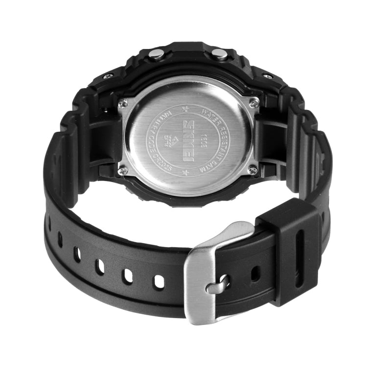 Skmei 1608 Multi-Function Student Electronic Watch Waterproof Timing Silicone Sports Watch(Black) - free shipping - PMC TechLife - Order now!