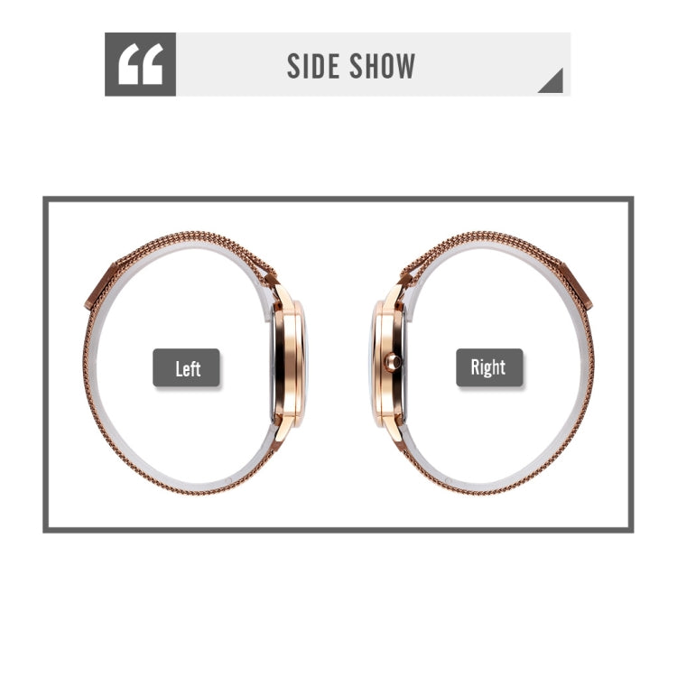 Skmei 9212 Fashion Lady Quartz Watch Student Female Temperament Waterproof Magnetic Suction Net Belt Watch(Red) - free shipping - PMC TechLife - Order now!