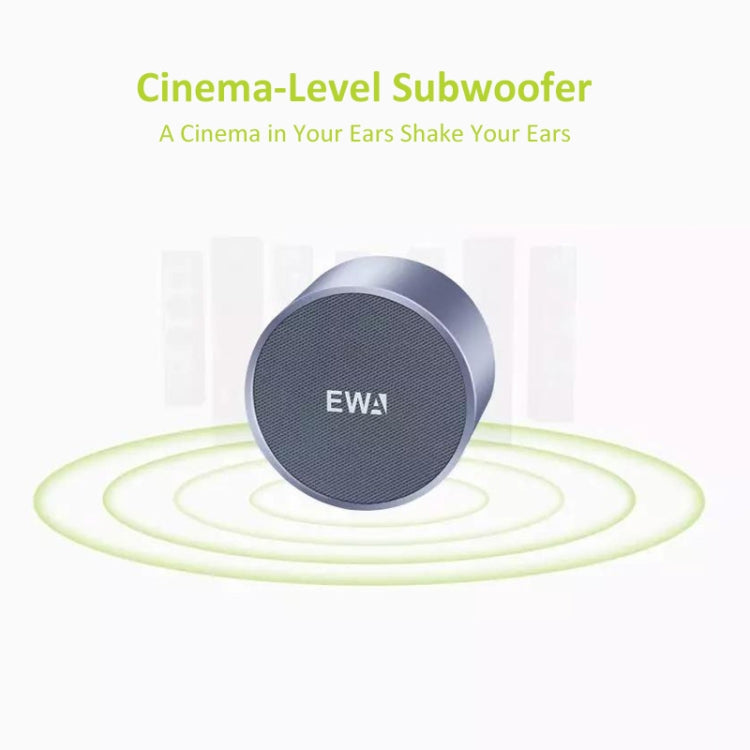 EWA A3 Mini Speakers 8W 3D Stereo Music Surround Wireless Bluetooth Speakers  Portable  Sound Bass Support TF Cards USB(Gold) - free shipping - PMC Jewellery - Order now!