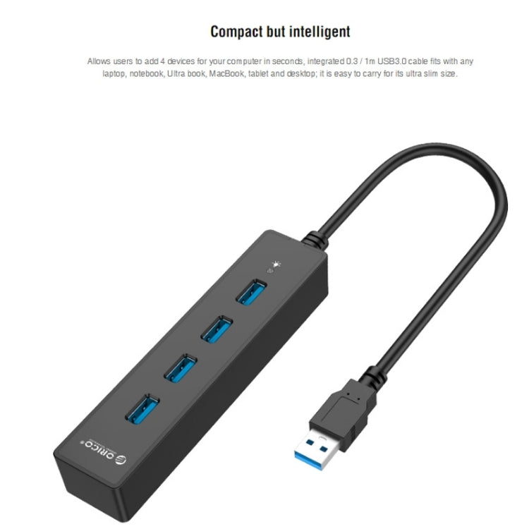 ORICO W8PH4-U3 4 Ports USB 3.0 HUB - free shipping - PMC Jewellery - Order now!