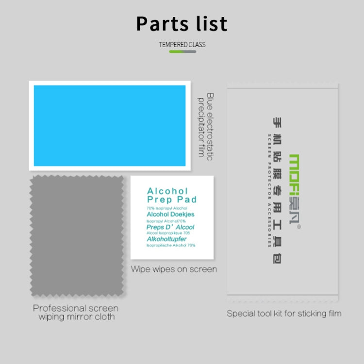 For Galaxy A41 MOFI 9H 2.5D Full Screen Tempered Glass Film(Black) - Galaxy Tempered Glass by MOFI | Online Shopping South Africa | PMC TechLife | Buy Now Pay Later Mobicred