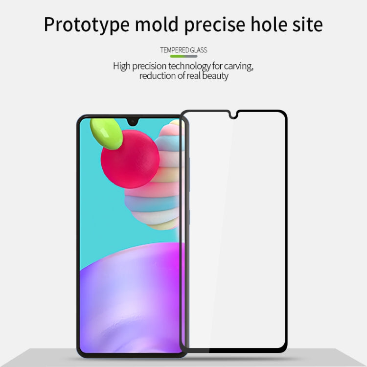 For Galaxy A41 MOFI 9H 2.5D Full Screen Tempered Glass Film(Black) - Galaxy Tempered Glass by MOFI | Online Shopping South Africa | PMC TechLife | Buy Now Pay Later Mobicred