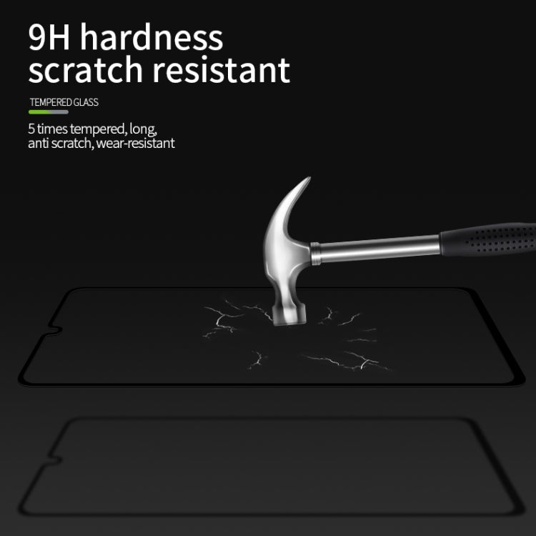 For Galaxy A41 MOFI 9H 2.5D Full Screen Tempered Glass Film(Black) - Galaxy Tempered Glass by MOFI | Online Shopping South Africa | PMC TechLife | Buy Now Pay Later Mobicred