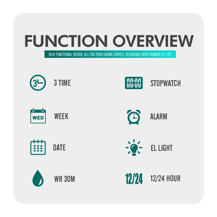 SKMEI 1538 Multi-Function Time Large Dial Steel Belt Men  Casual Sports Electronic Watch(Rose Gold-Steel Belt) - free shipping - PMC TechLife - Order now!