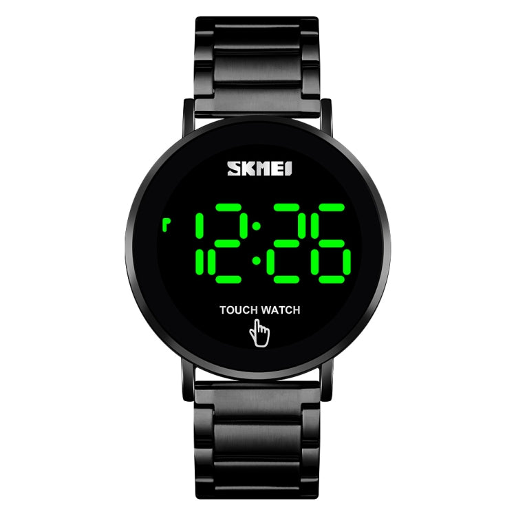 SKMEI 1550 Simple and Stylish LED Touch Screen Men  Watch Waterproof Stainless Steel With Electronic Watch(Black) - free shipping - PMC TechLife - Order now!