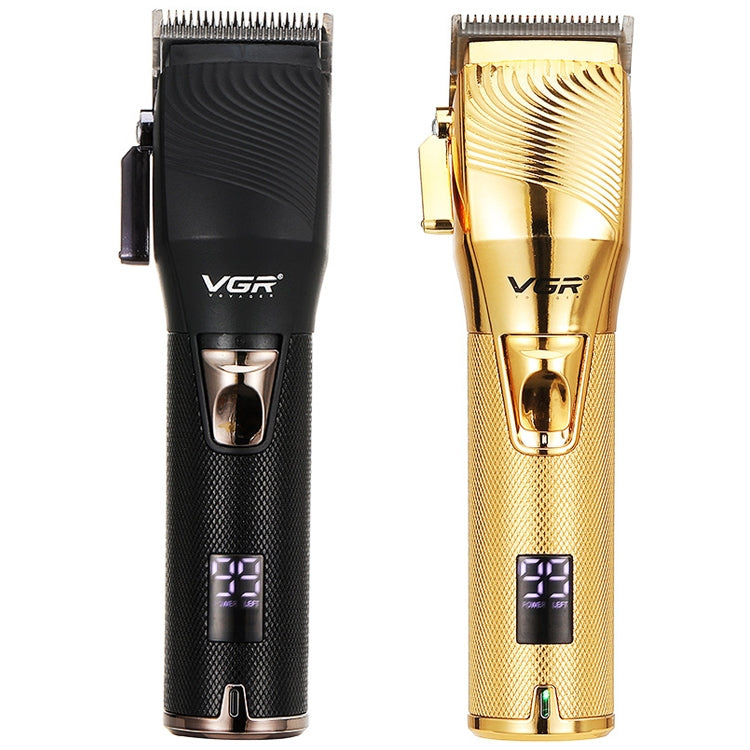 VGR V-280  10W USB Metal Electric Hair Clipper with LED Digital Display (Gold) - free shipping - PMC TechLife - Order now!