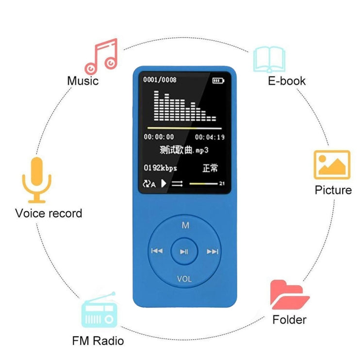 Fashion Portable LCD Screen FM Radio Video Games Movie MP3 MP4 Player Mini Walkman, Memory Capacity:4GB(Pink) - MP3 Player by PMC TechLife | Online Shopping South Africa | PMC TechLife | Buy Now Pay Later Mobicred