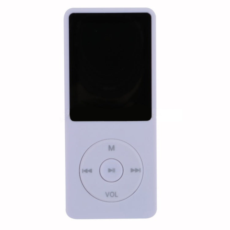 Fashion Portable LCD Screen FM Radio Video Games Movie MP3 MP4 Player Mini Walkman, Memory Capacity:8GB(White) - MP3 Player by PMC TechLife | Online Shopping South Africa | PMC TechLife | Buy Now Pay Later Mobicred