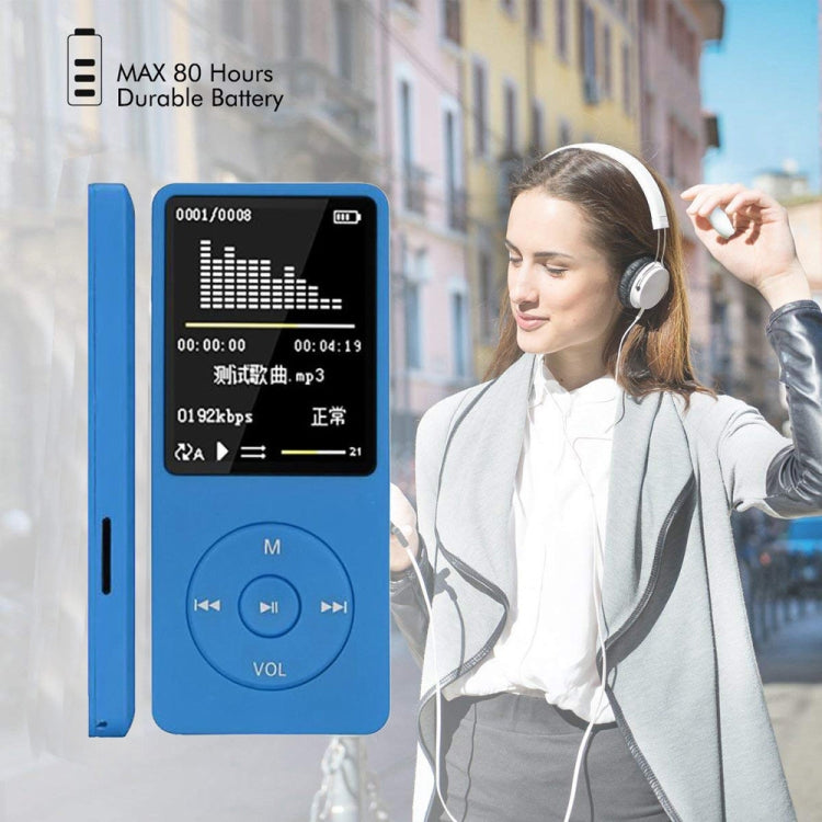 Fashion Portable LCD Screen FM Radio Video Games Movie MP3 MP4 Player Mini Walkman, Memory Capacity:8GB(White) - MP3 Player by PMC TechLife | Online Shopping South Africa | PMC TechLife | Buy Now Pay Later Mobicred