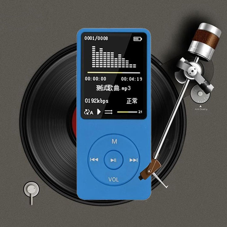 Fashion Portable LCD Screen FM Radio Video Games Movie MP3 MP4 Player Mini Walkman, Memory Capacity:8GB(Blue) - MP3 Player by PMC TechLife | Online Shopping South Africa | PMC TechLife | Buy Now Pay Later Mobicred