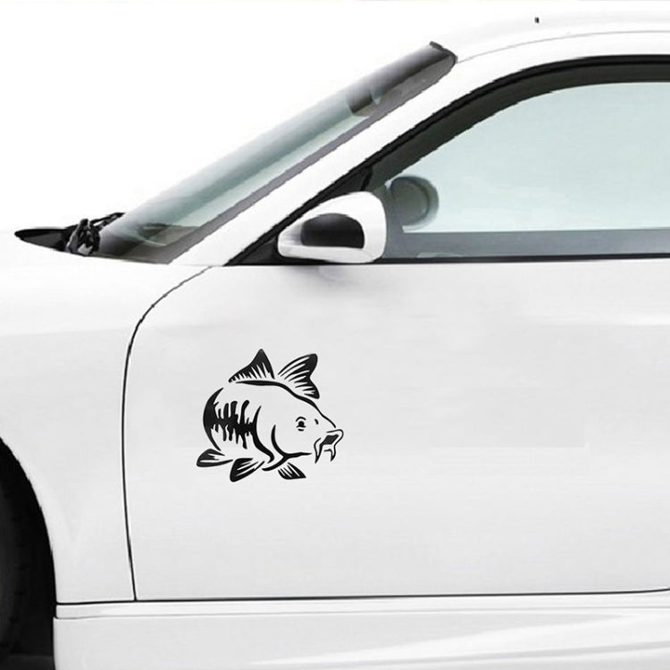 20 PCS Carp Fish Shape Window Car Sticker Reflective Car Styling Decoration(Black) - Decorative Sticker by PMC TechLife | Online Shopping South Africa | PMC TechLife | Buy Now Pay Later Mobicred