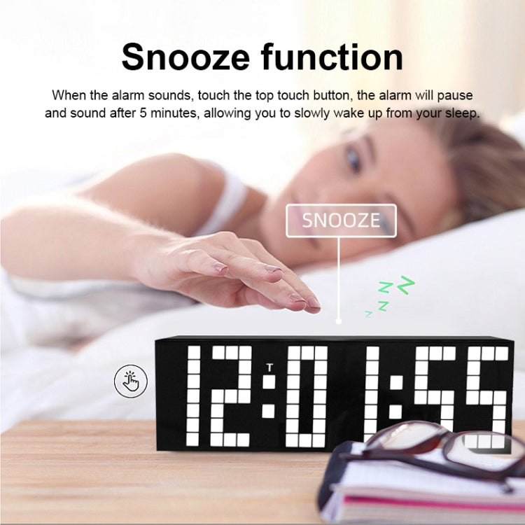 Digital Electronic Alarm Clock Creative LED Desk Clock US Plug, Style:4 Digits 7 Segments(Red Light) - Alarm Clocks by PMc TechLife | Online Shopping South Africa | PMc TechLife | Buy Now Pay Later Mobicred