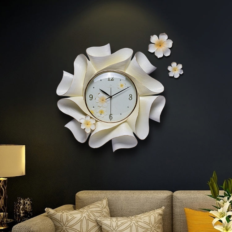 Creative Wall Clock Pure Hand-painted Wall Clock(Yellow) - Wall Clock by PMc TechLife | Online Shopping South Africa | PMc TechLife | Buy Now Pay Later Mobicred
