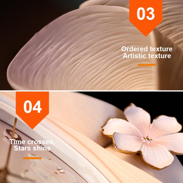 Creative Wall Clock Pure Hand-painted Wall Clock(Yellow) - Wall Clock by PMc TechLife | Online Shopping South Africa | PMc TechLife | Buy Now Pay Later Mobicred