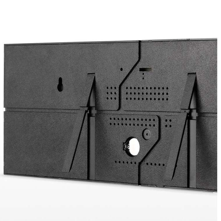 Wall Sticker LED Wall Clock Decorative Clock Creative Acrylic Mirror Clock US Plug, Style:Remote Version Sealed Box(Gold Font) - Wall Clock by PMc TechLife | Online Shopping South Africa | PMc TechLife | Buy Now Pay Later Mobicred