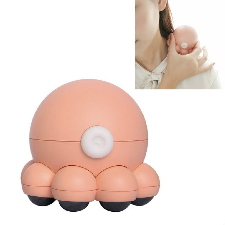 Small Octopus Shoulder and Neck Massager Multifunctional Household Hot Compress Cervical Massager(Pink) - free shipping - PMC TechLife - Order now!