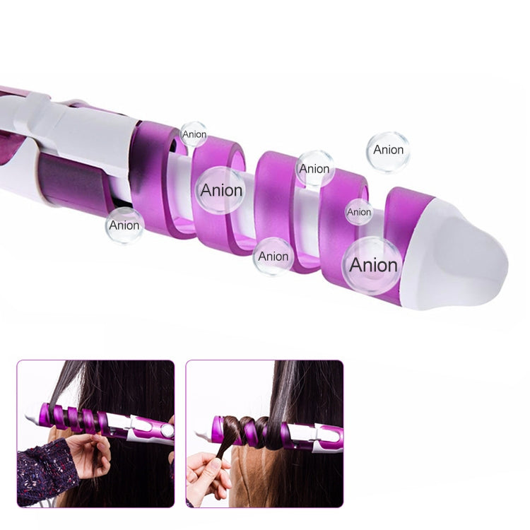 Hair Styling Tool Hair Curler Roller Spiral Curling Iron(Purple) - free shipping - PMC TechLife - Order now!