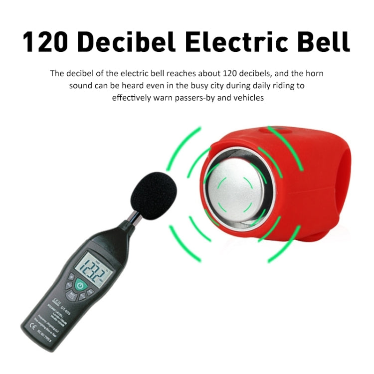 120 dB Bicycle Bell Mountain Bike Electric Horn(Green) - Bicycle Bells by PMC TechLife | Online Shopping South Africa | PMC TechLife | Buy Now Pay Later Mobicred