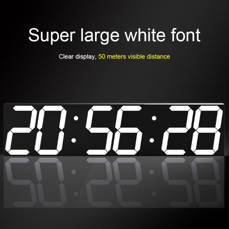 Multifunctional LED Wall Clock Creative Digital Clock, Style:Sealed Box Remote Control(Blue Font) - Wall Clock by PMc TechLife | Online Shopping South Africa | PMc TechLife | Buy Now Pay Later Mobicred