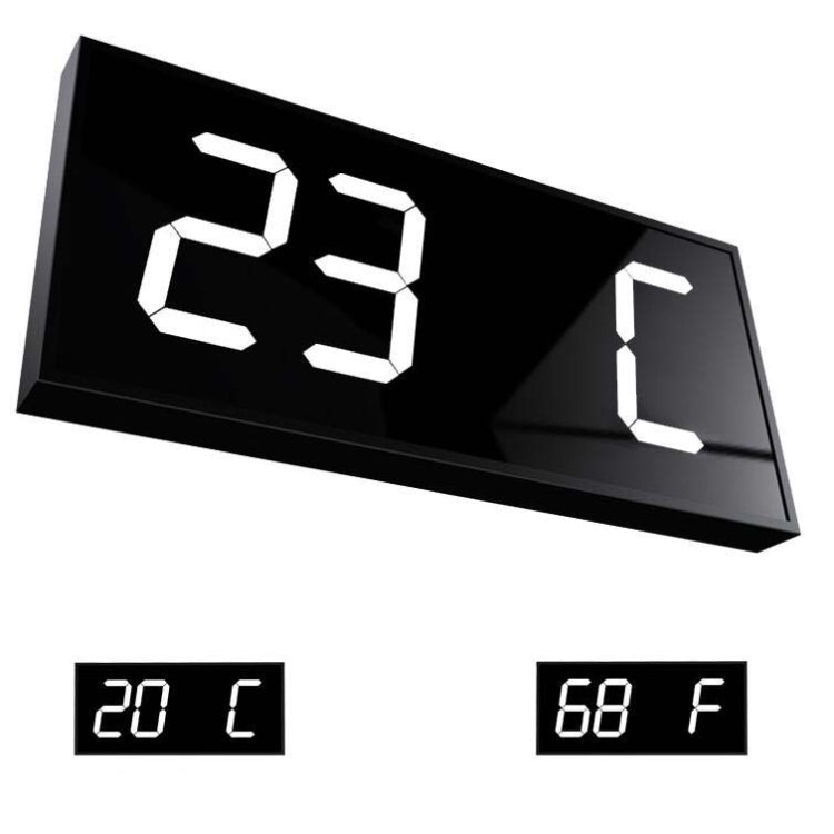 LED Large Screen Digital Electronic Clock Remote Control Double-sided Wall Clock (Red) - free shipping - PMc TechLife - Order now!