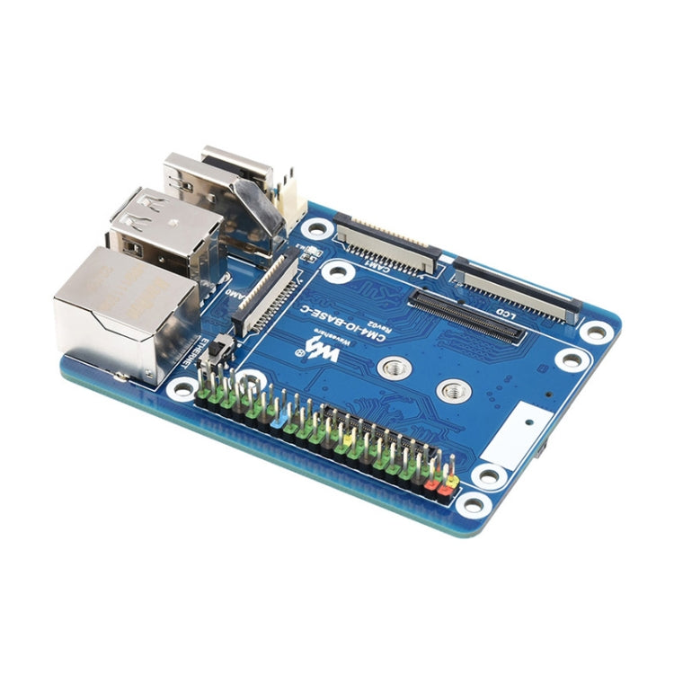 Waveshare CM4-IO-BASE-C For Raspberry Pi Compute Module 4 Mini Base Board, 23228 - Raspberry Pi Accessories by Waveshare | Online Shopping South Africa | PMC TechLife | Buy Now Pay Later Mobicred