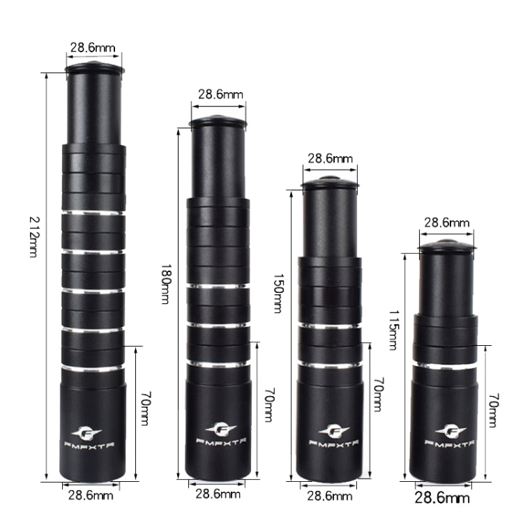 FMFXTR Mountain Bike Handlebar Aluminum Alloy Height Increaser, Increase Height:14.4cm(Red) - free shipping - PMc TechLife - Order now!