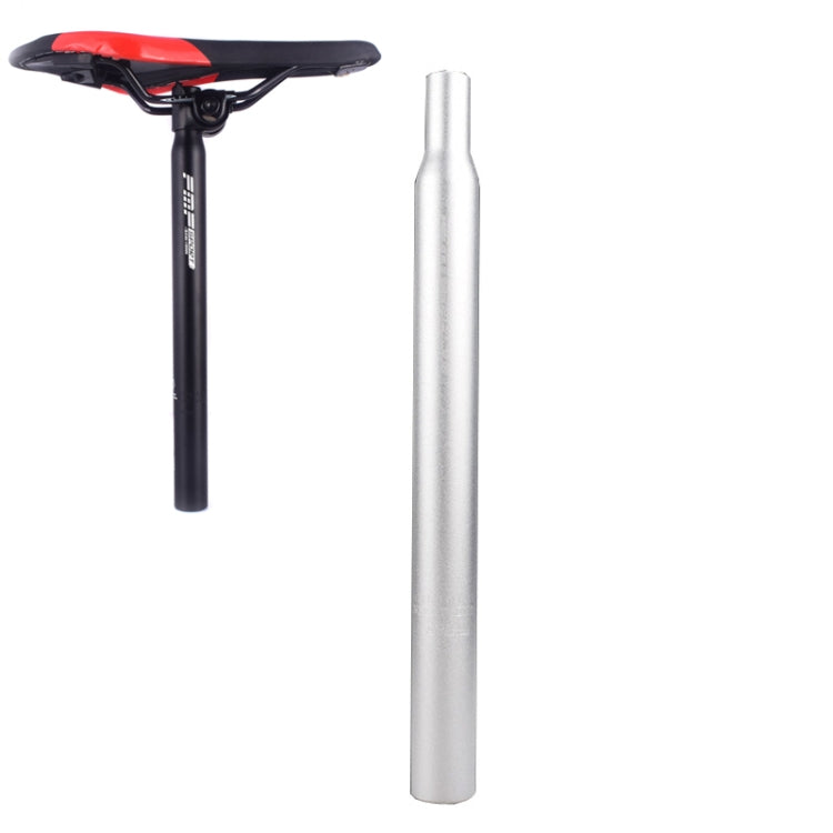 FMFXTR Aluminum Alloy Mountain Bike Extended Seat Post, Specification:25.4x350mm(Silver) - Bicycle Seat Posts by FMFXTR | Online Shopping South Africa | PMc TechLife | Buy Now Pay Later Mobicred