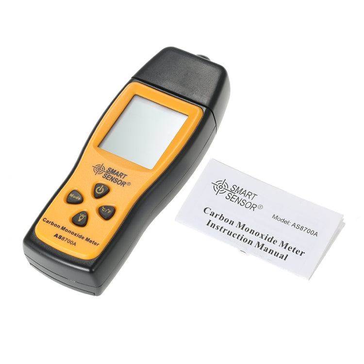 Smart Sensor AS8700A Handheld Carbon Monoxide Meter High Precision Digital CO Leak Detector Analyzer,  Sound  Light Alarm, Range: 0-1000ppm - free shipping - PMC TechLife - Order now!