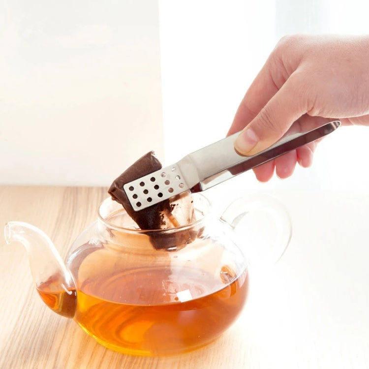 2 PCS Stainless Steel Tea Bag Clip Resistant Teabag Squeezer - Tea Clips by PMC TechLife | Online Shopping South Africa | PMC TechLife | Buy Now Pay Later Mobicred