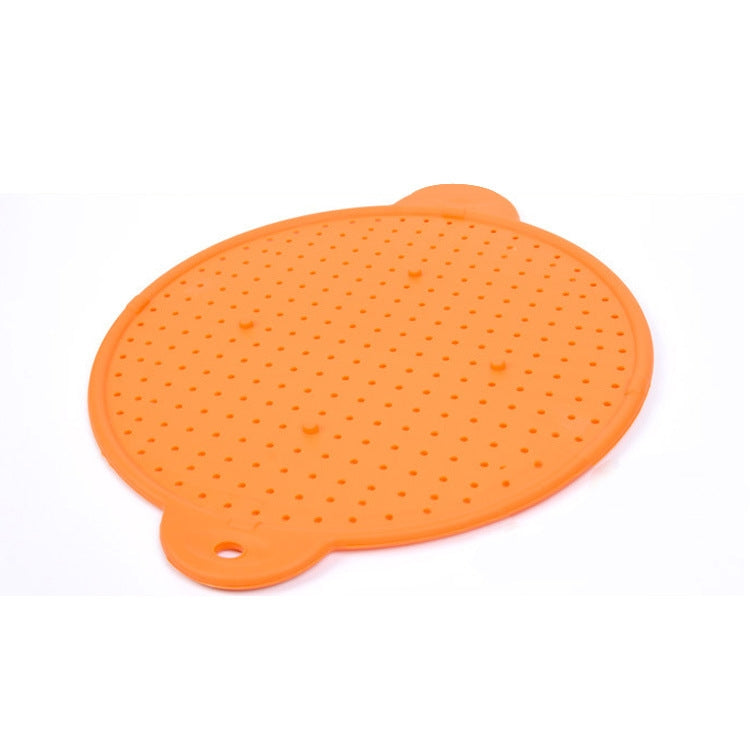 Multifunctional Food Grade Silicone Placemat Creative Kitchenware Heat Insulation Screen Filter(Orange) - Filters by PMC TechLife | Online Shopping South Africa | PMC TechLife | Buy Now Pay Later Mobicred