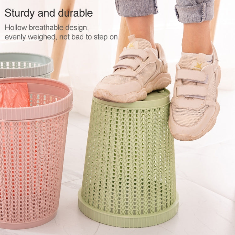 Household Removable Plastic Trash Bin Built-in Trash Bag Box(Blue) - Trash Bin & Bags by PMc TechLife | Online Shopping South Africa | PMc TechLife | Buy Now Pay Later Mobicred