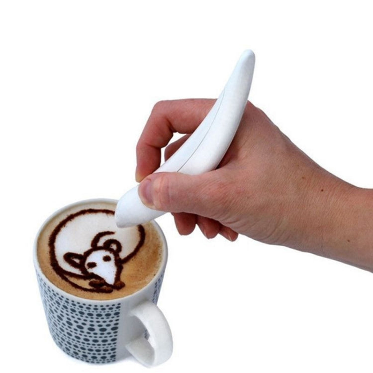 New Electric Latte Art Pen For Coffee Cake Pen For Spice Cake Decorating Pen Coffee Carving Pen Baking Pastry Tools(Yellow) - free shipping - PMC TechLife - Order now!
