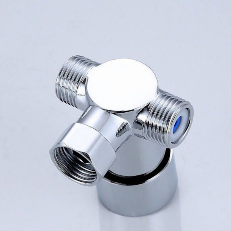 Brass Adjustable Temperature Three-way Valve Cold And Hot Water Mixing Switch Brass Induction Faucet - Faucets & Accessories by PMC TechLife | Online Shopping South Africa | PMC TechLife