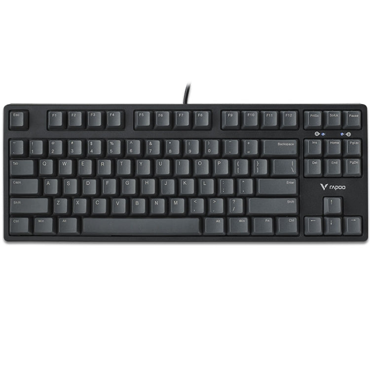 Rapoo V860 Desktop Wired Gaming Mechanical Keyboard, Specifications:87 Keys(Red Shaft) - free shipping - PMC Jewellery - Order now!