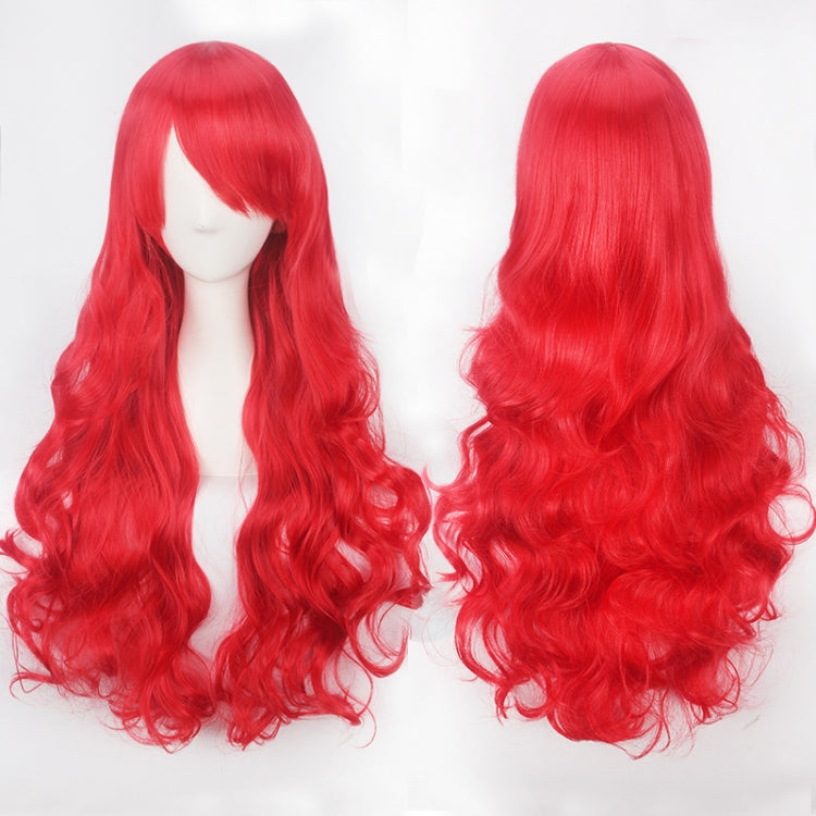 Anime The Little Mermaid Princess Ariel Cosplay Wig Halloween Wig Party Stage Synthetic Red Curly Hair - free shipping - PMC TechLife - Order now!