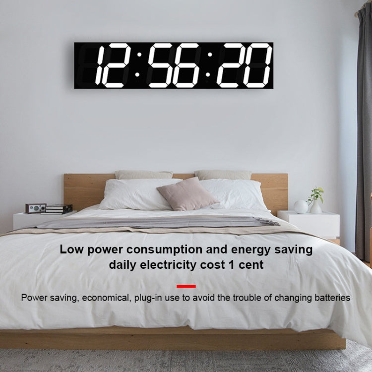 Creative LED Digital Wall Clock Multi-function WIFI Clock, Style:6 Bit Sealed Box WIFI(White) - Wall Clock by PMc TechLife | Online Shopping South Africa | PMc TechLife | Buy Now Pay Later Mobicred