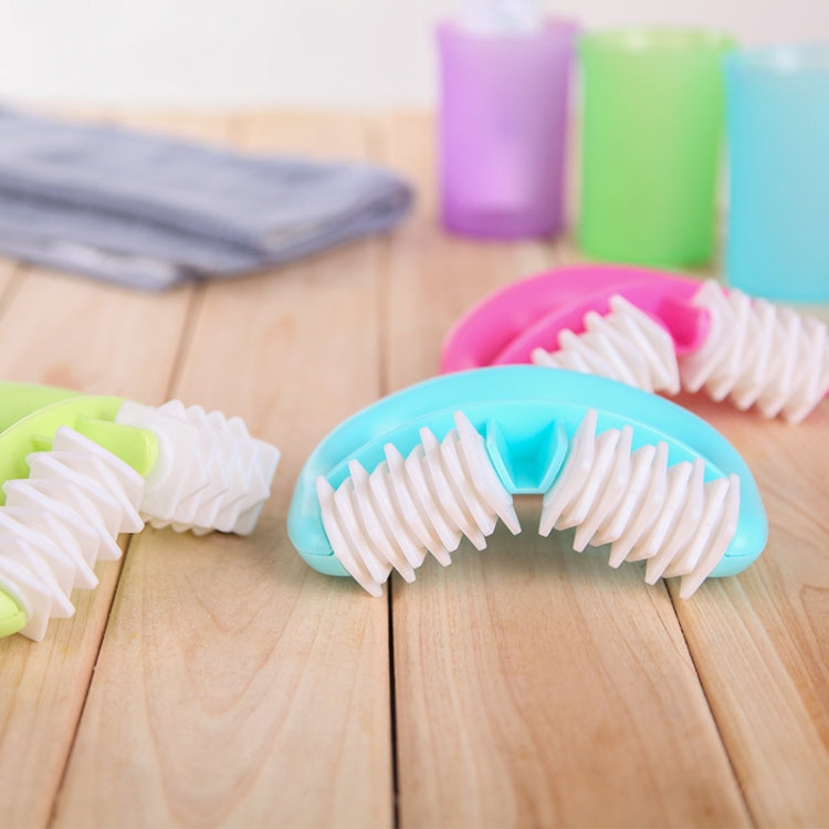 T9142 Plastic Manual Two-wheel Massager Round Handle Massager(Blue) - free shipping - PMC TechLife - Order now!