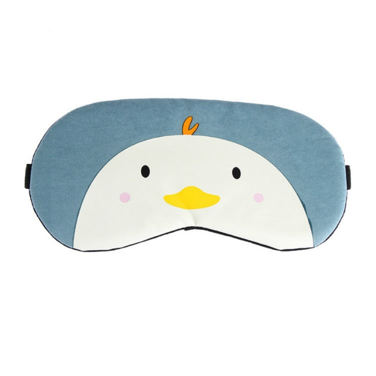 Cartoon Animal Cute Sleep Eye Mask Eyeshade Cover Massage Relax Eye Mask(Dark Blue Chick) - free shipping - PMC TechLife - Order now!