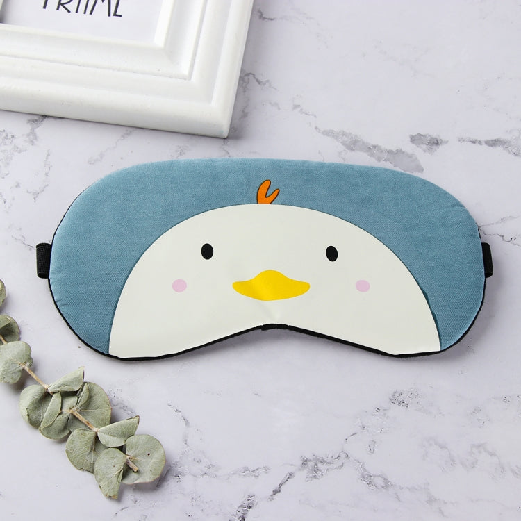 Cartoon Animal Cute Sleep Eye Mask Eyeshade Cover Massage Relax Eye Mask(Dark Blue Chick) - free shipping - PMC TechLife - Order now!