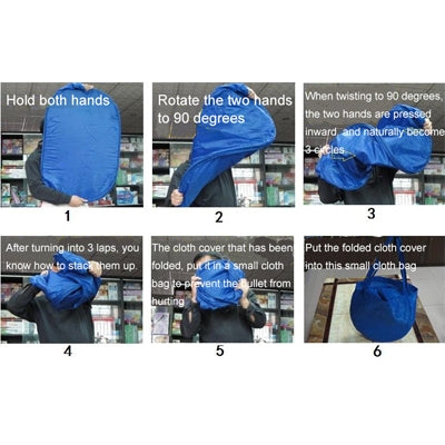 Foldable Free Installation Portable Household Mini Clothes Dryer(Blue) - free shipping - PMC TechLife - Order now!