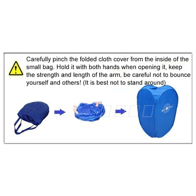 Foldable Free Installation Portable Household Mini Clothes Dryer(Blue) - free shipping - PMC TechLife - Order now!