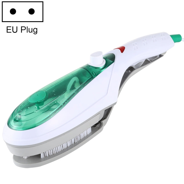 Handheld Garment Steamer Brush Portable Clothes Steam Iron, EU Plug 220V(Green) - free shipping - PMC TechLife - Order now!