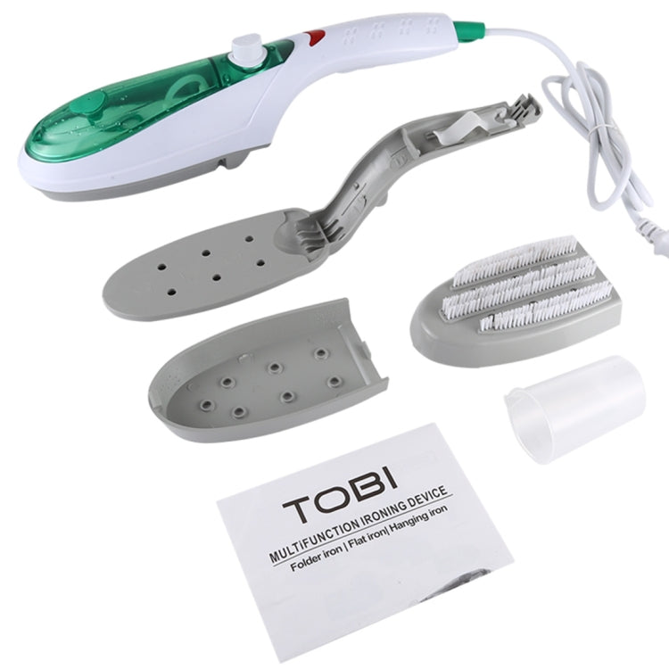 Handheld Garment Steamer Brush Portable Clothes Steam Iron, EU Plug 220V(Green) - free shipping - PMC TechLife - Order now!